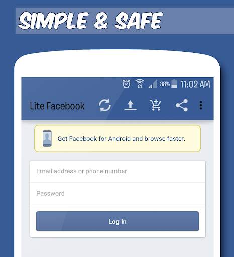 Faster Social Lite screenshot 1