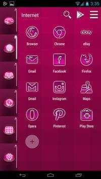 Smart Launcher Pink Neon screenshot 2