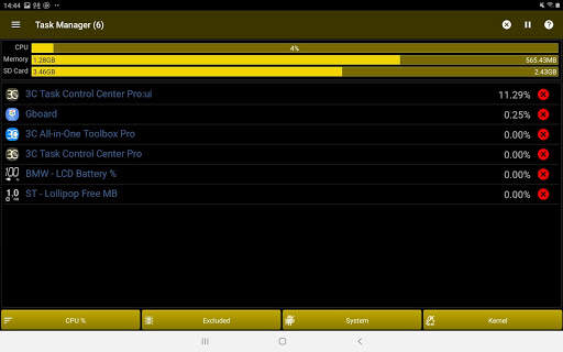 3C Task Manager 9 تصوير الشاشة