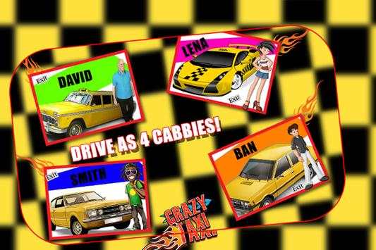 City Crazy Taxi Ride 3D screenshot 4