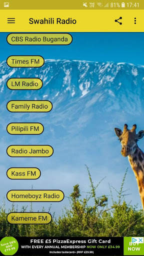 Swahili Radio 3 تصوير الشاشة
