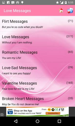Love & Friendship Messages screenshot 1