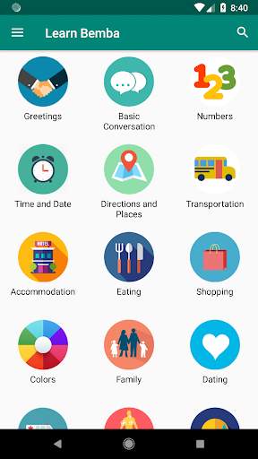 Learn Bemba offline screenshot 2