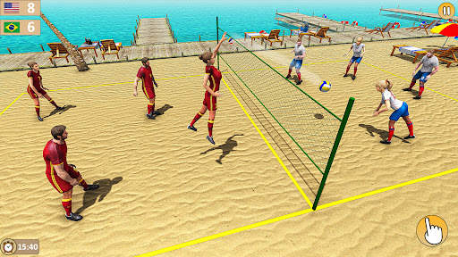 Volleyball 3D Champions Games screenshot 7