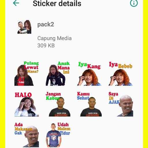 Stiker WA Preman Pensiun screenshot 2