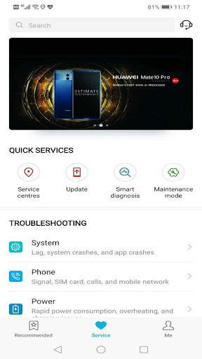 Smart diagnosis screenshot 1