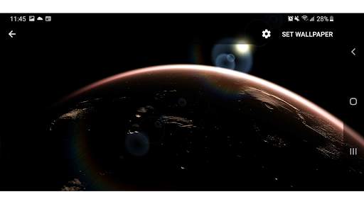 Planet Mars 3D Parallax Live Wallpaper screenshot 14