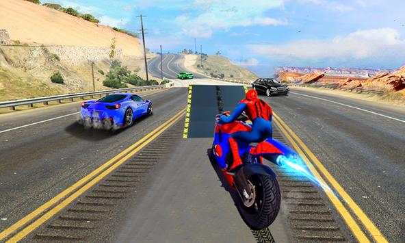 Superhero Car Vs Bike Race Ultimate screenshot 1