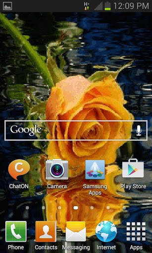 Yellow Rose Reflection LWP screenshot 3