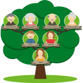 Family Tree : design a family tree free icon
