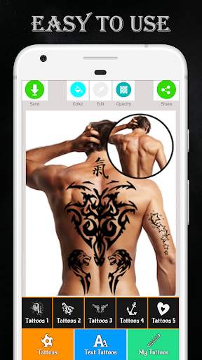 Tattoo Maker - Love Tattoo screenshot 1