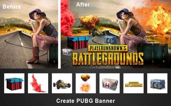 PUBG Photo Editor - PUBG DP Maker स्क्रीनशॉट 1