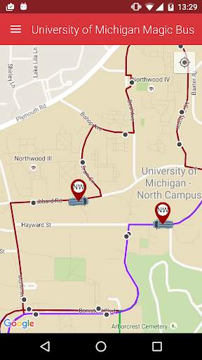DoubleMap Bus Tracker screenshot 3