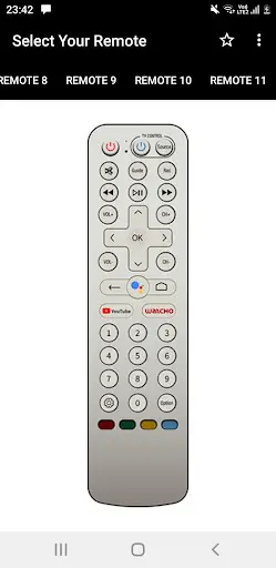 Remote For Videocon d2h скриншот 7