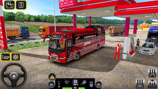 Euro Bus Driving Bus Game 3D screenshot 4