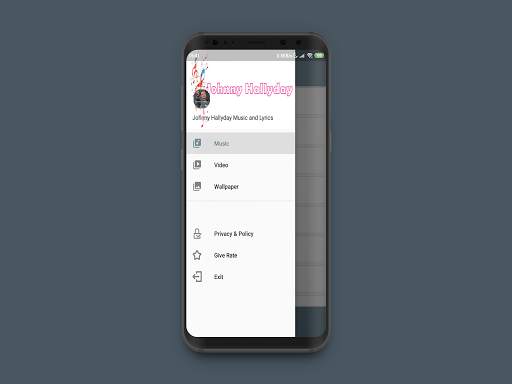 Free Johnny Hallyday Music and Lyrics screenshot 1