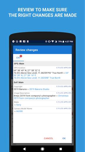 EXIF Pro - ExifTool for Android - Edit photo GPS screenshot 5