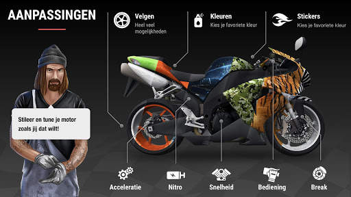 Racing Fever: Moto screenshot 4