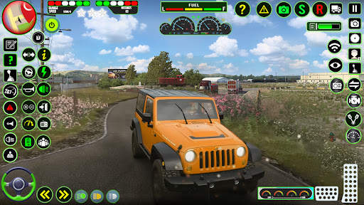 Offroad Jeep Driving Sim 3D screenshot 2