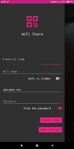 WiFi Qr - Share wifi profile screenshot 1