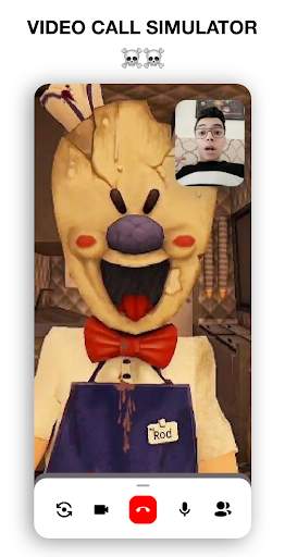 Ice Cream Granny Video Call and Chat   sounds screenshot 1