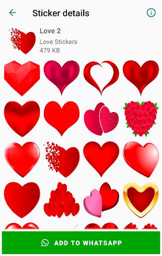 Love Sticker Memojis for WhatsApp - WAStickerApps screenshot 7