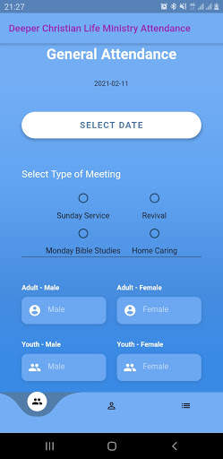 DCLM Attendance screenshot 2