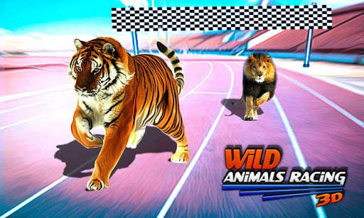 Animaux sauvages Racing 3D screenshot 1