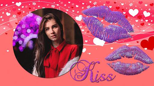 Kiss GIF Photo Frame Editor screenshot 4
