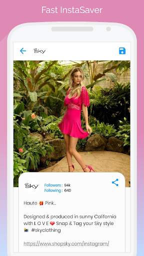 Fast SaverPro Instagram photo and video downloader screenshot 1