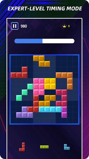 Jewels Block Crush - Free Puzzle Game screenshot 3