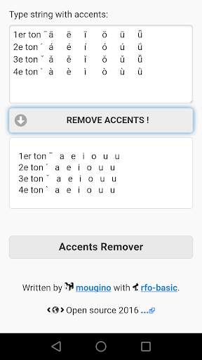 Accents Remover screenshot 3
