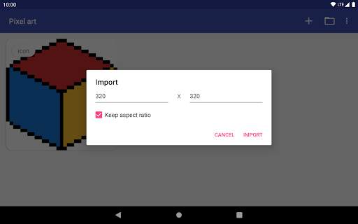 Pixel art and texture editor 9 تصوير الشاشة