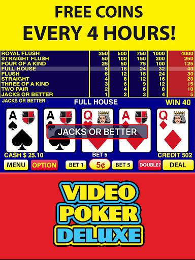 Video Poker Deluxe screenshot 8