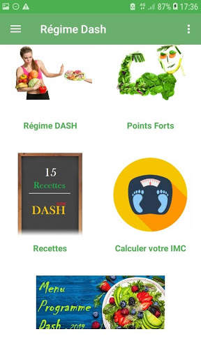 Régime Dash 2020 Menus et Recettes Minceur Gratuit скриншот 1