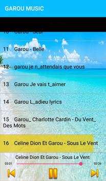 GAROU chansons; sans internet screenshot 5