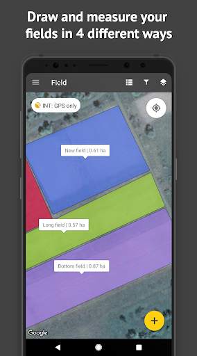 FieldBee tractor GPS navigation screenshot 3