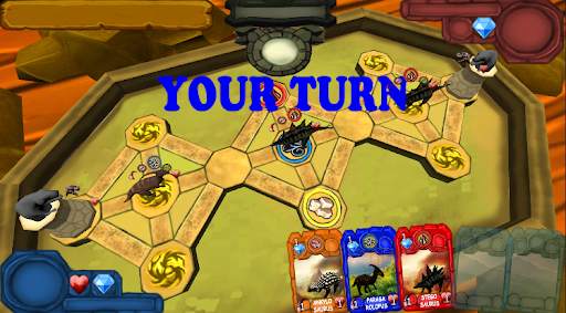 Dino King - Card Battle screenshot 1