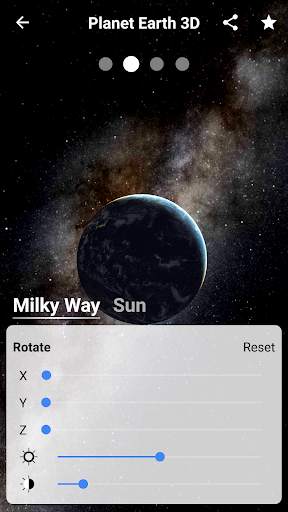 Earth Planet 3D live wallpaper screenshot 7
