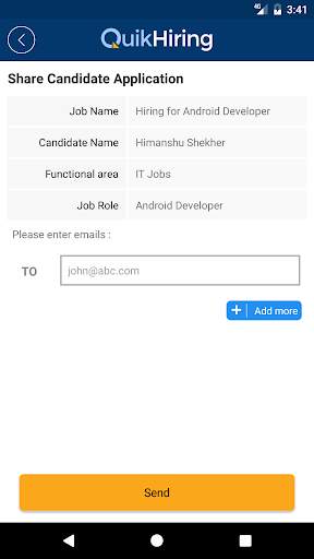 QuikHiring Job Search Video CV скриншот 6