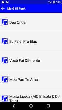 Mc G15 Musica Funk screenshot 1