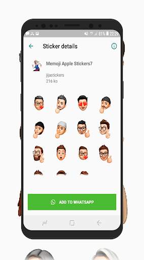 Memoji Apple Stickers for WhatsApp - WAStickerApps screenshot 10