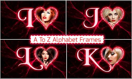 Lighting Text Photo Frames screenshot 1