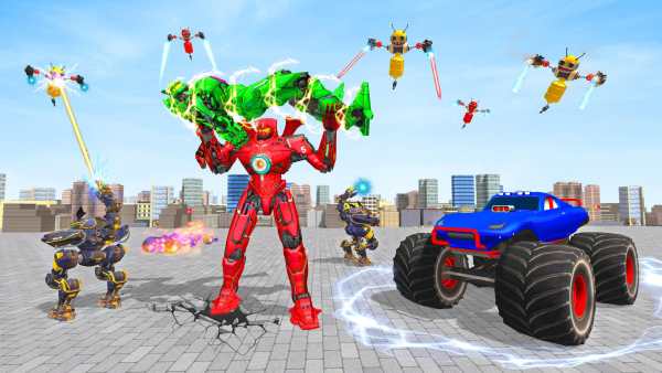 War Robot Pigeon Car Games screenshot 3