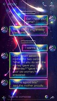 GO SMS PRO DREAM GLASS THEME 3 تصوير الشاشة