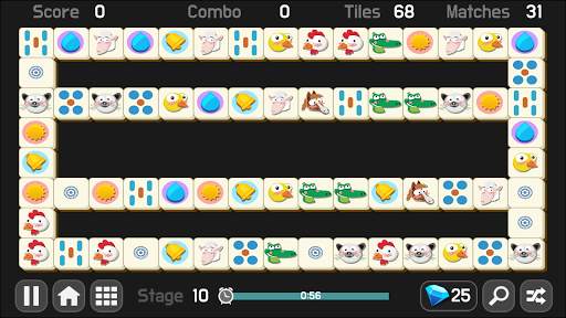 Connect2 HD -free mahjong game screenshot 3