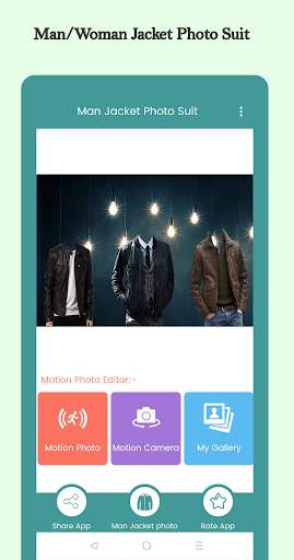 Man Jacket Photo Suit screenshot 1