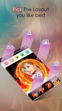 Fire Text Photo Frame screenshot 4