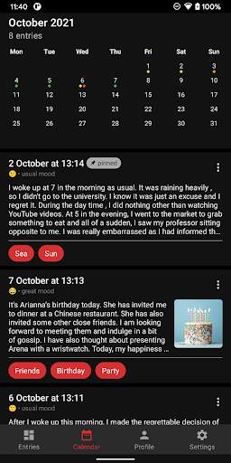 Diary with lock 9 تصوير الشاشة