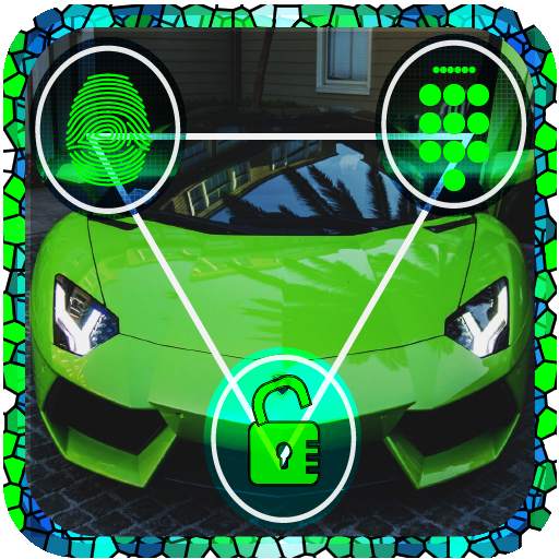 Sports Car Lock Screen Notifications & Fingerprint 3
